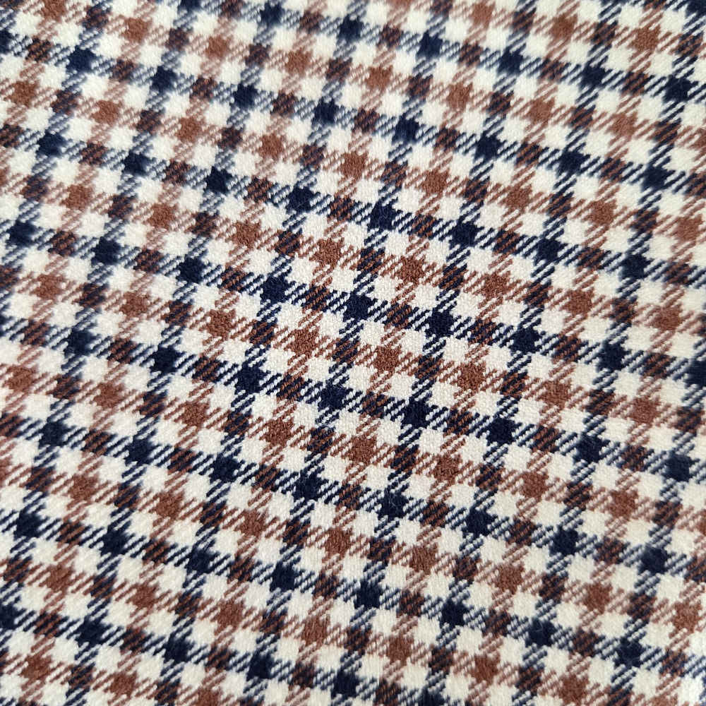 J Crew Vest Womens 6 Tan Blue Plaid Button Up Preppy Academia Career Casual NEW - Picture 13 of 13